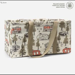 Large Utility Tote - Trees & RVs